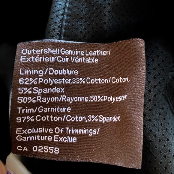 Danier Black Leather Jacket with Hood - Picture 5 of 6